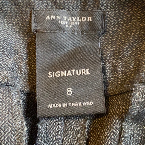 Black patterned dress pant. - Picture 3 of 4